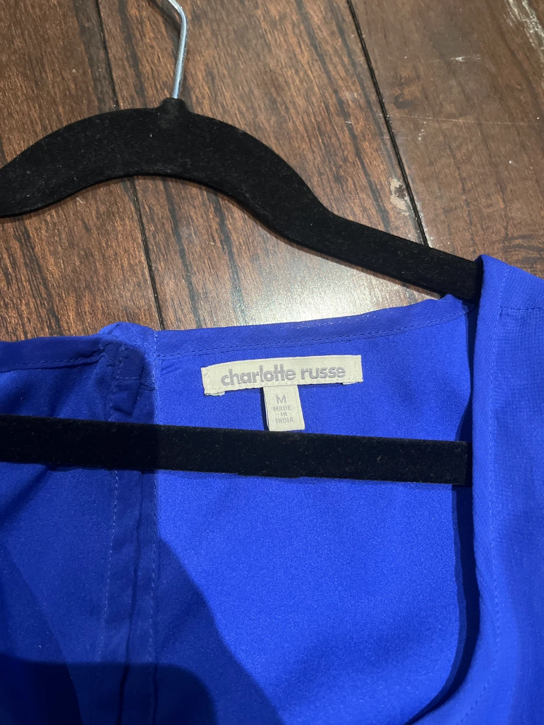 Charlotte Russe Blue Cutout Dress Size M - photo 2