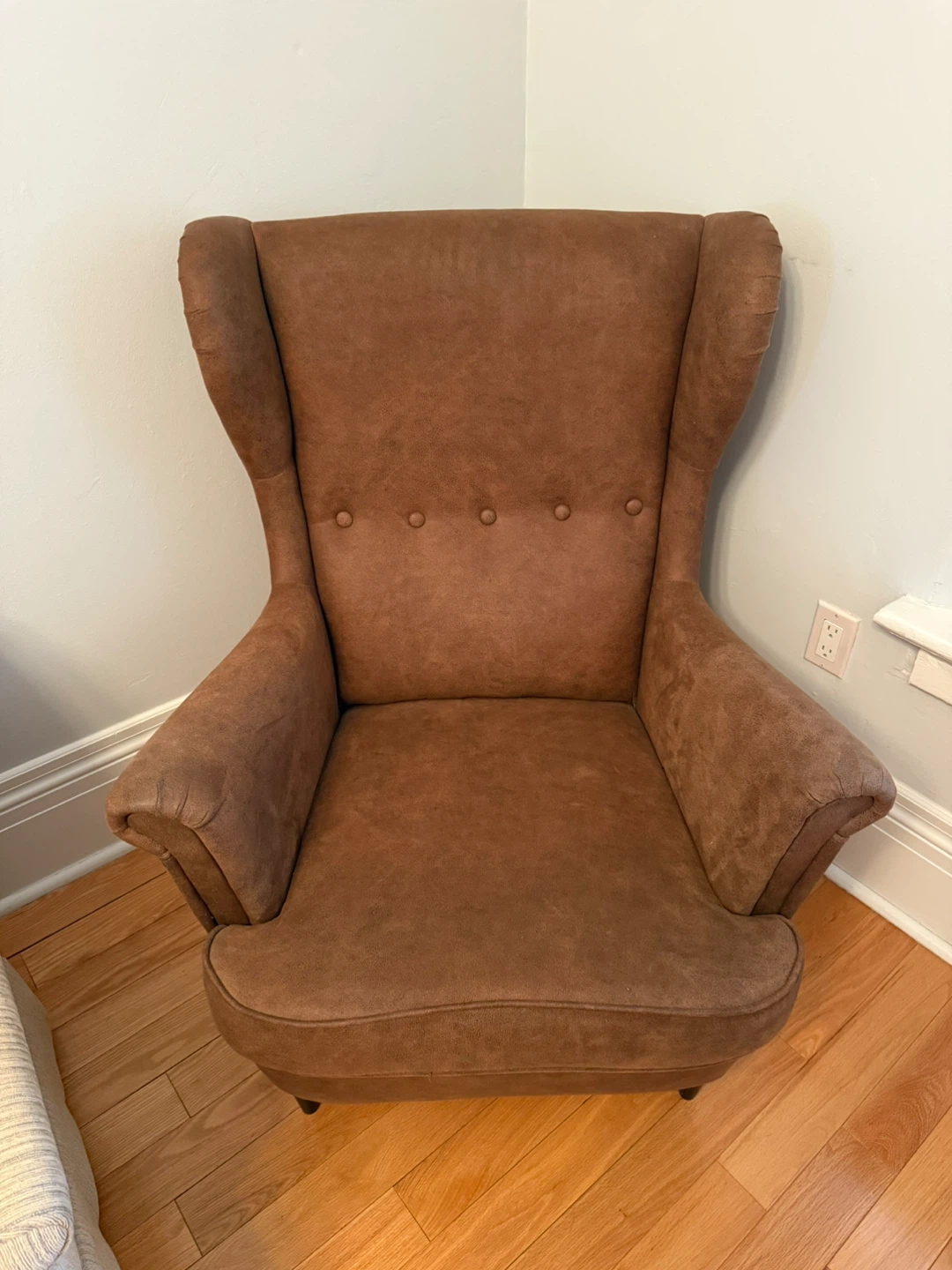 IKEA STRANDMON Wingback Chair – Brown - photo 2