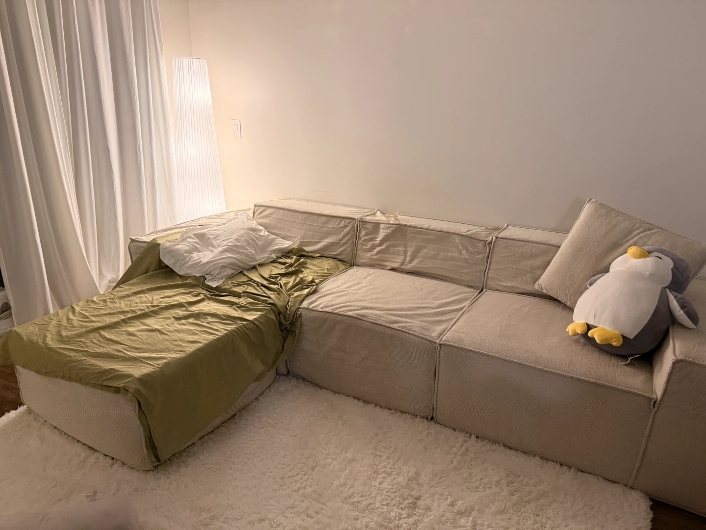 HOME IDOL Modular Sectional Sofa with Ottoman - photo 2