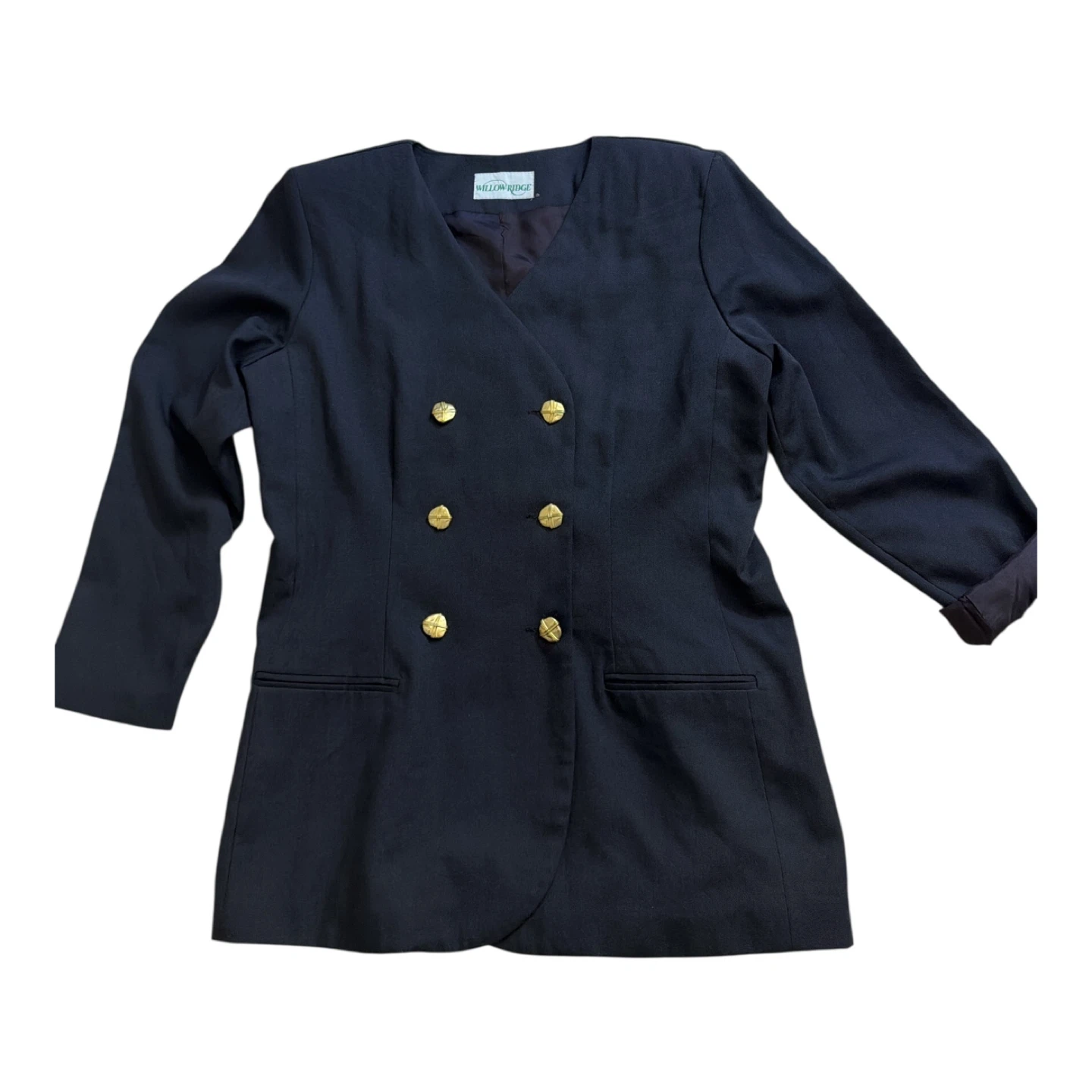 Willow Ridge Double Breasted Blazer - Black - photo 2