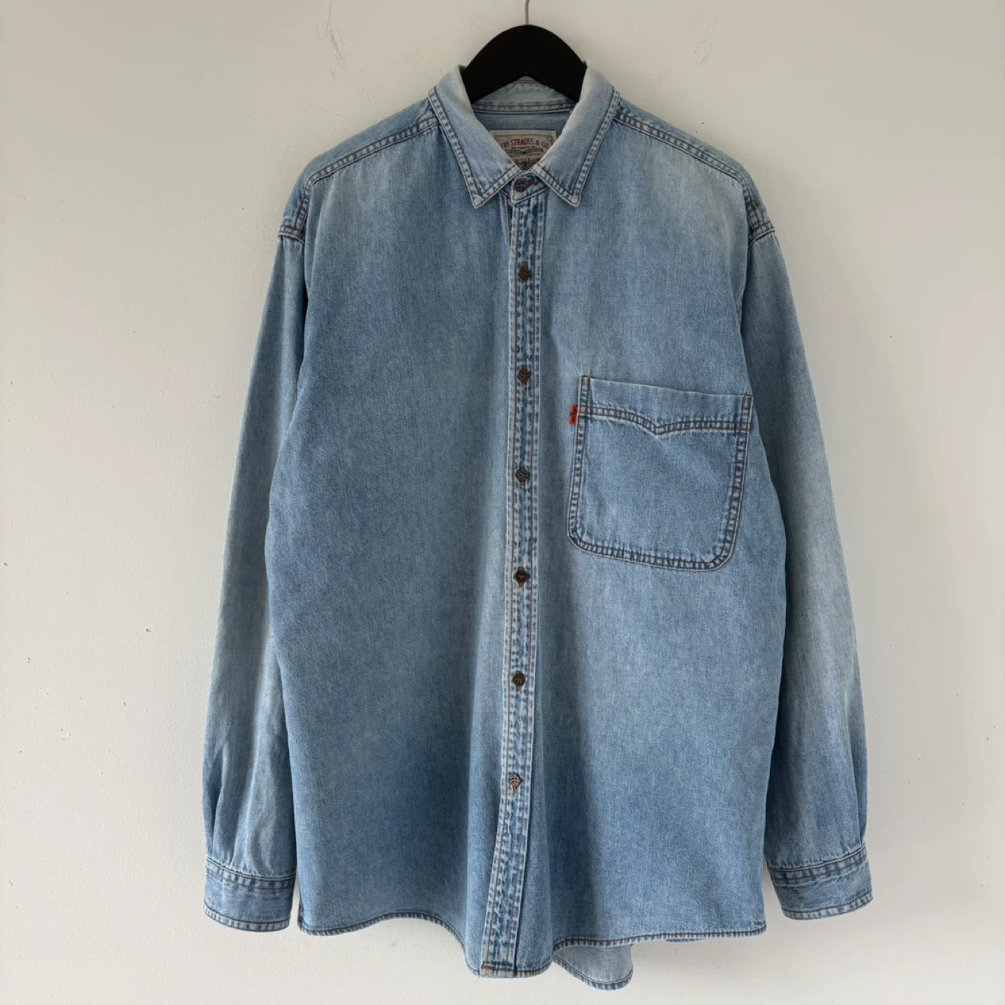 Vintage Levi's Denim Shirt Orange Tab - photo 2