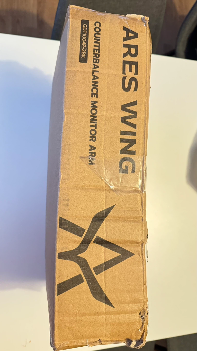 New - Ares Wing Heavy Duty Dual Monitor Desk Mount - photo 3