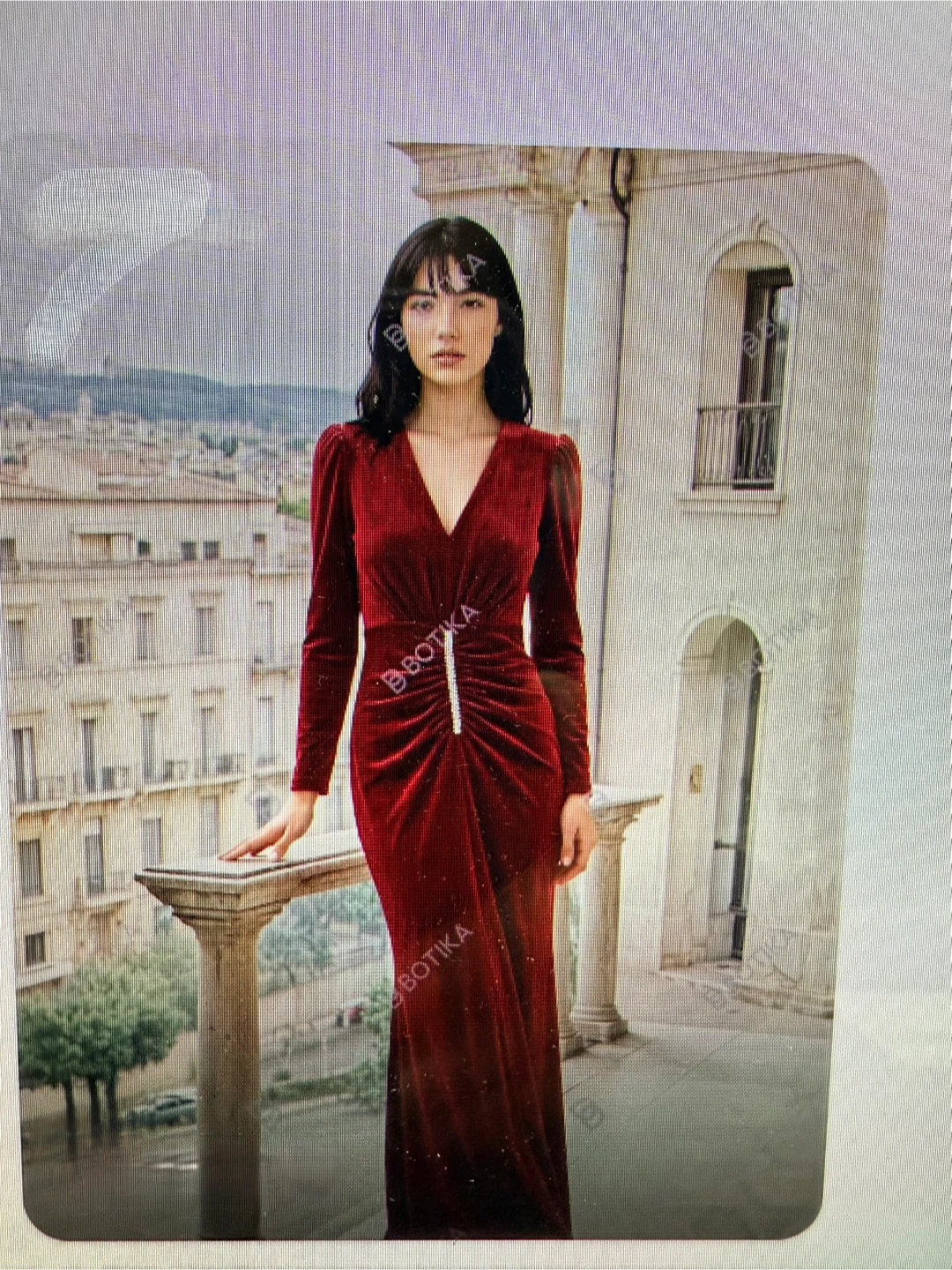 Elegant evening dress