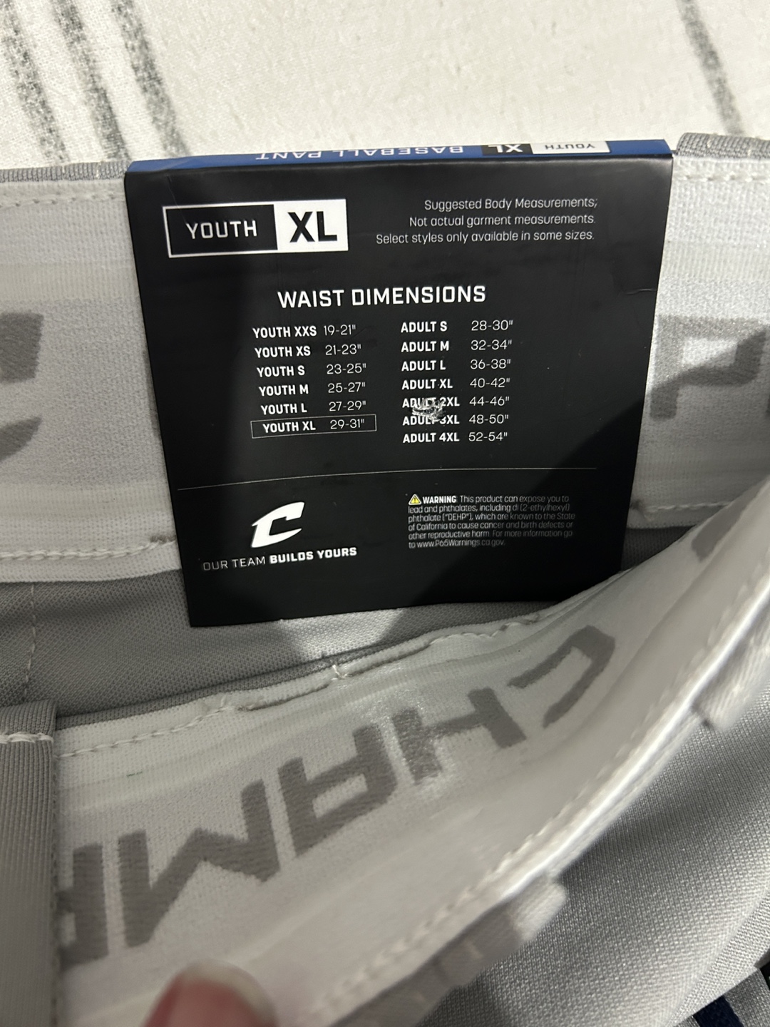 Youth XL Baseball Pants - photo 3
