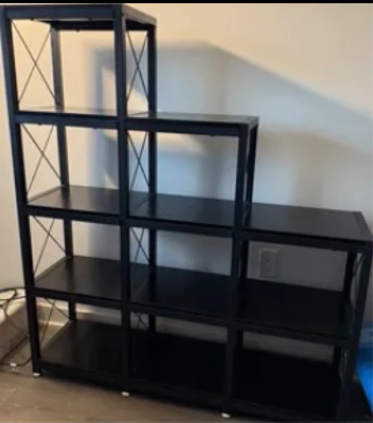 Black Metal Step shelf - photo 2
