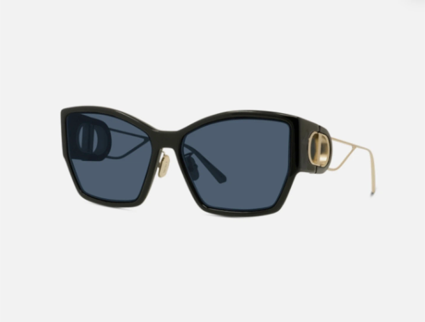 Christian Dior Black Sunglasses with CD Logo