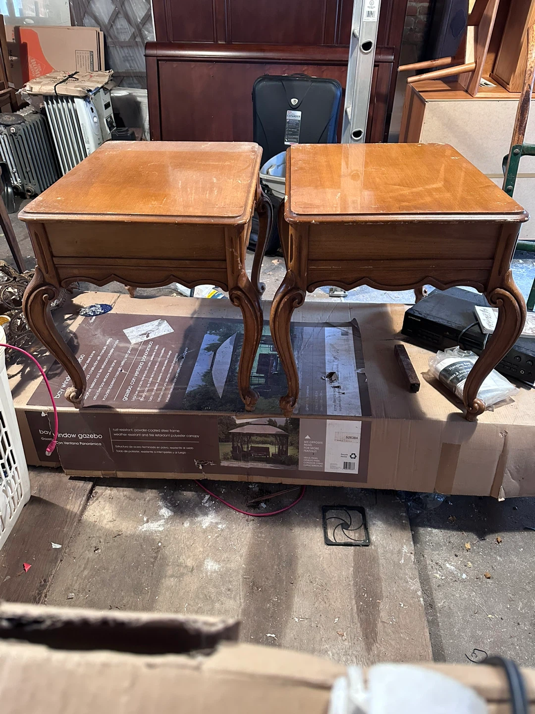Pair of Vintage Wood End Tables