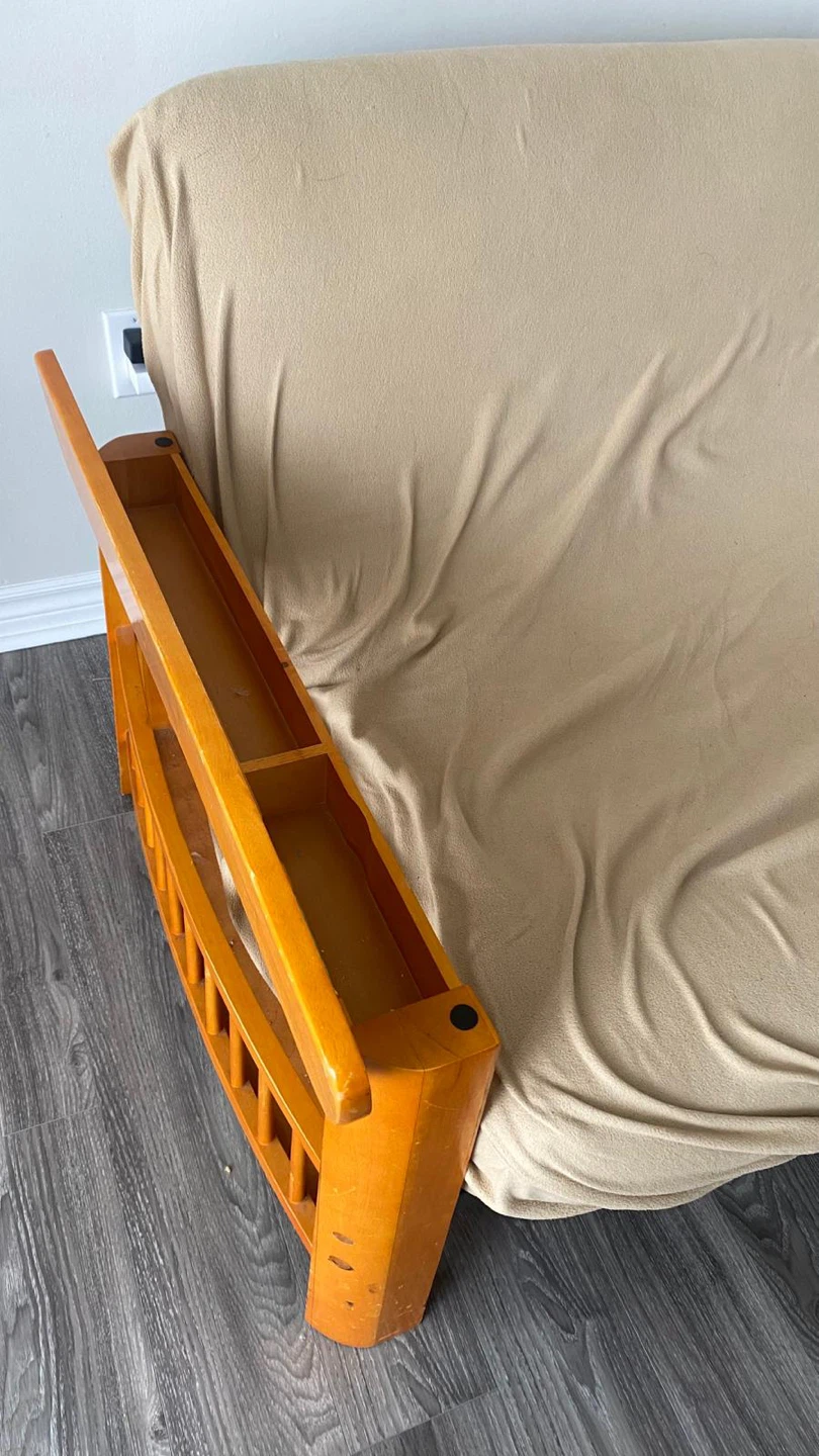 Wooden Futon Sofa - photo 4