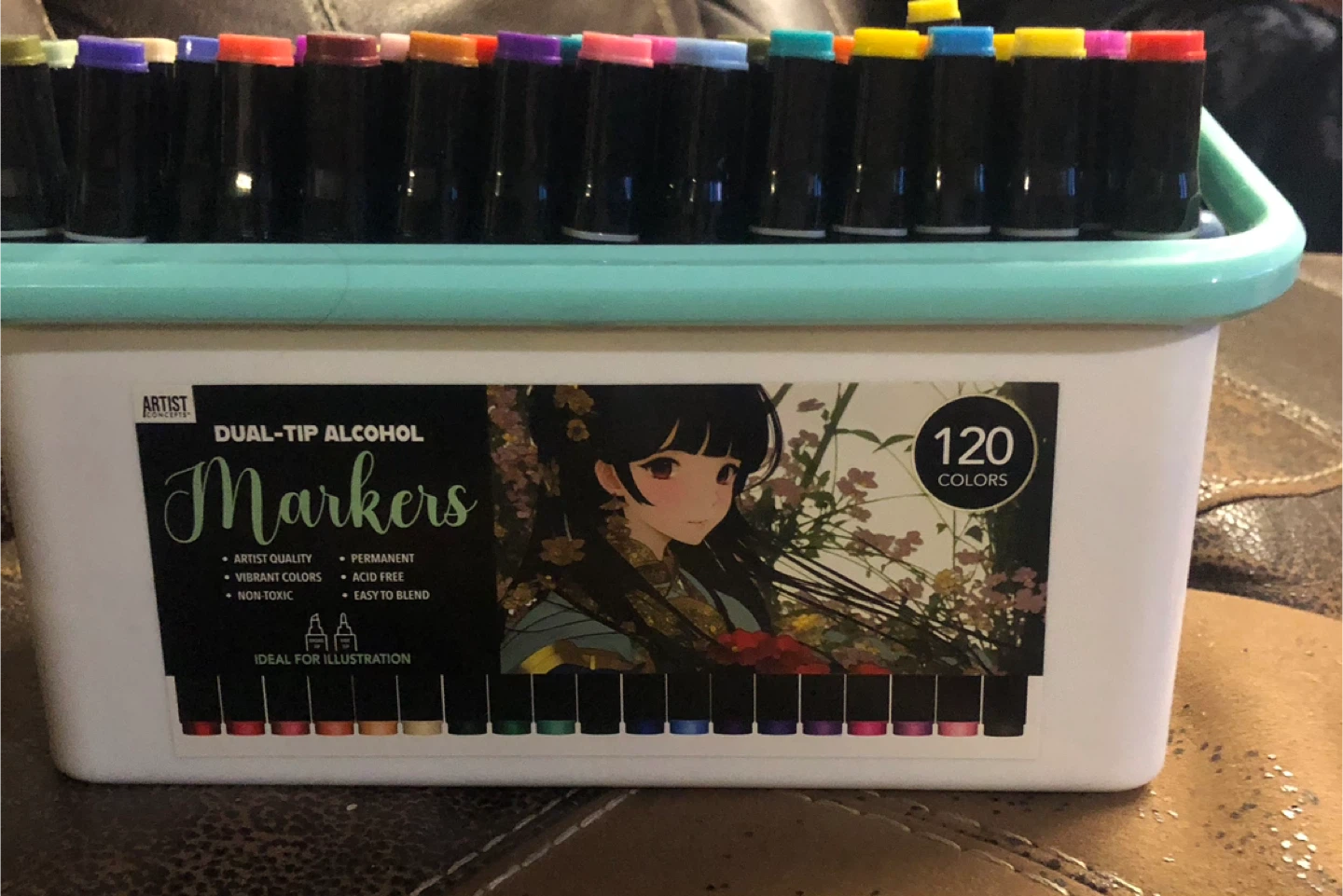 Artist Dual-Tip Alcohol Markers - 120 Colors - photo 2