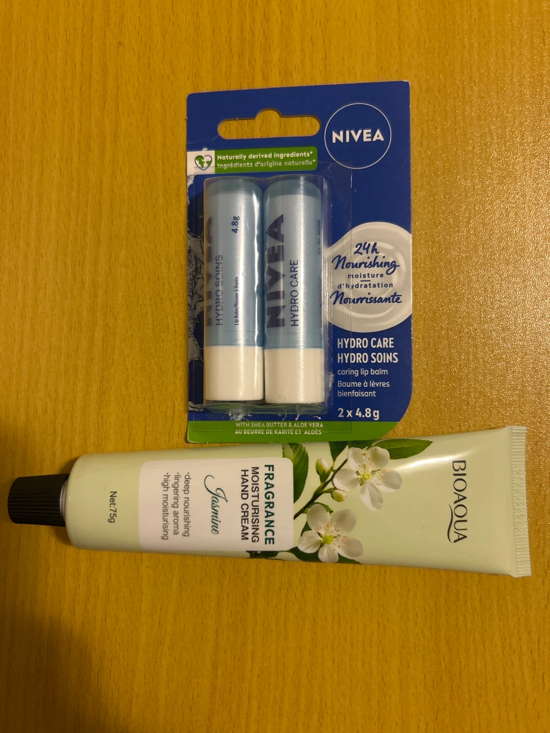 Nivea Hydro Care Lip Balm & Bioaqua Hand Cream Set - photo 2
