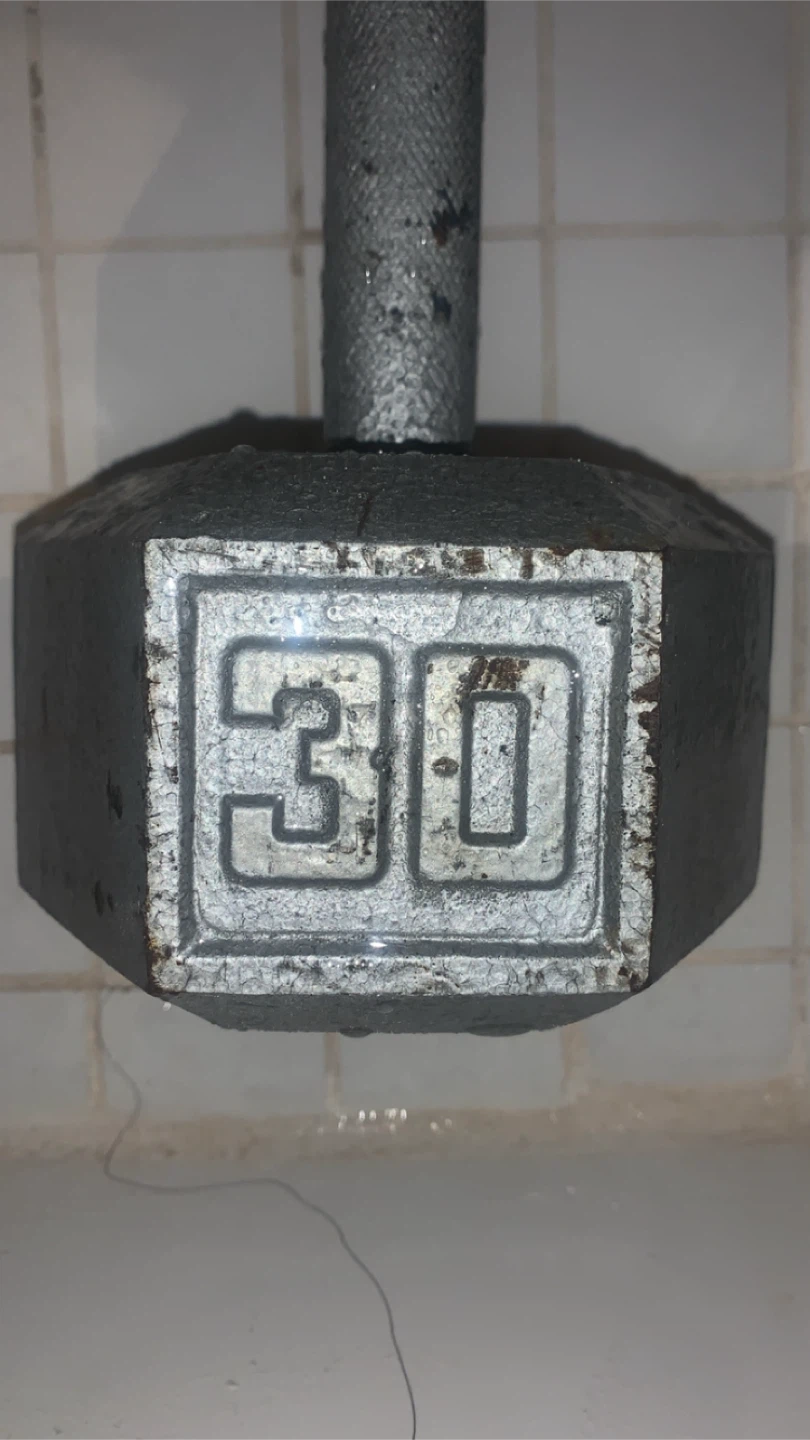 Set of 4 Hex Dumbbells - 20lb and 30lb pairs - photo 3