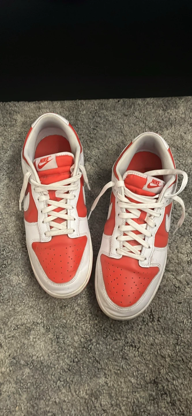 Nike Dunk Low White Red Sneakers