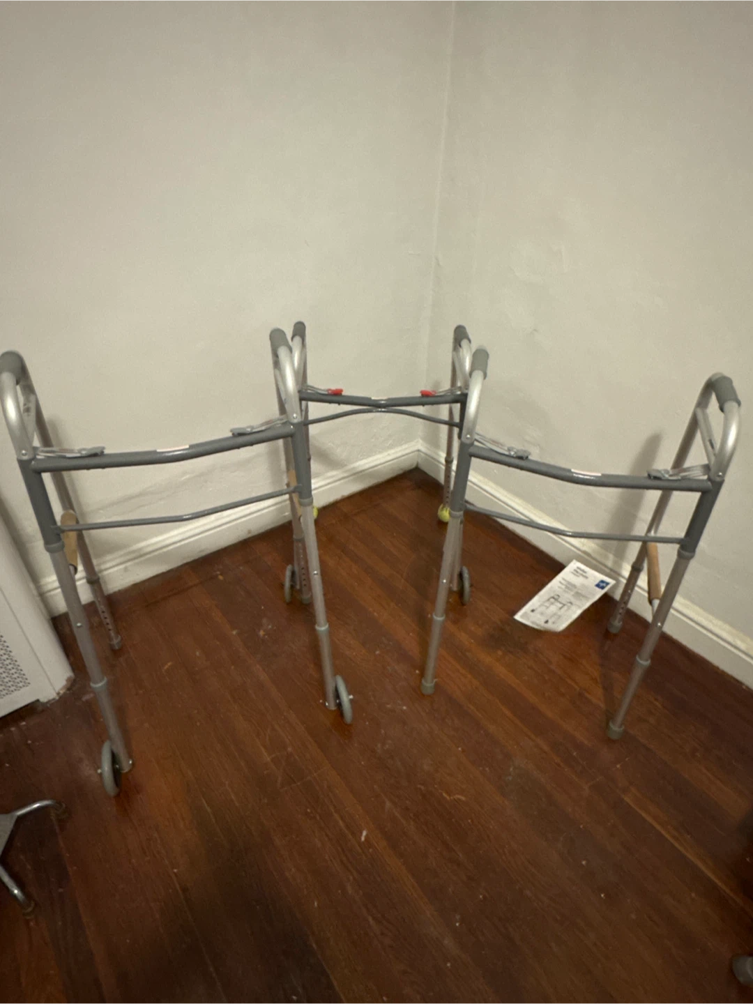 3 Aluminum Walker Frames with Wheels