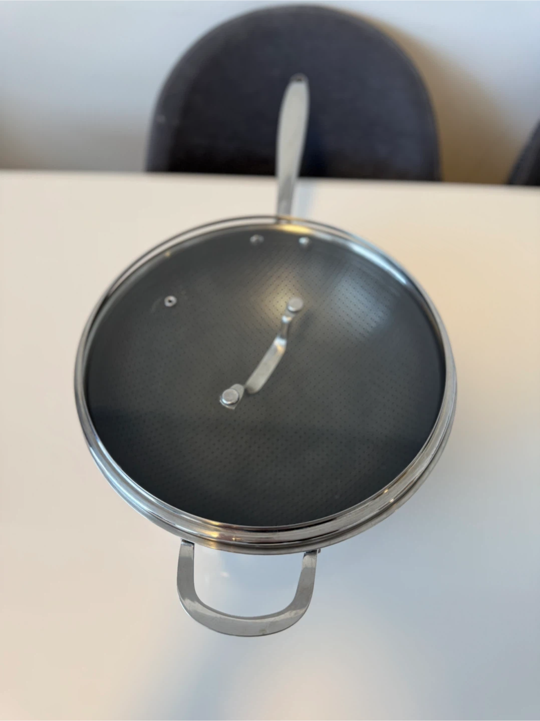 Stainless Steel Wok with Glass Lid - photo 4