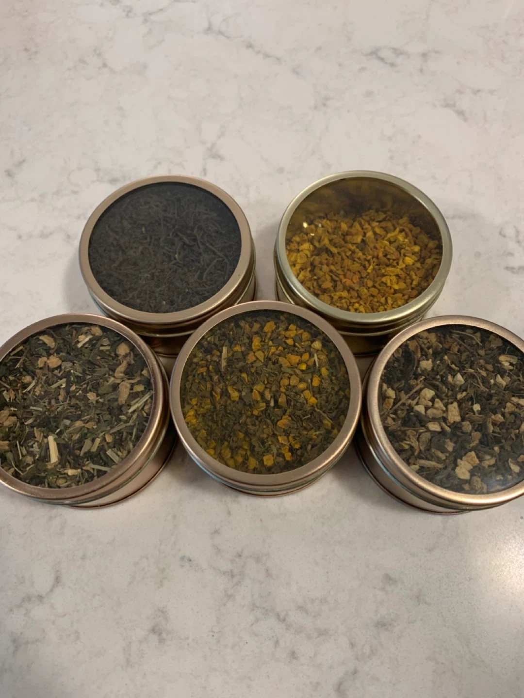 Assorted Teas - 5 Tin Set