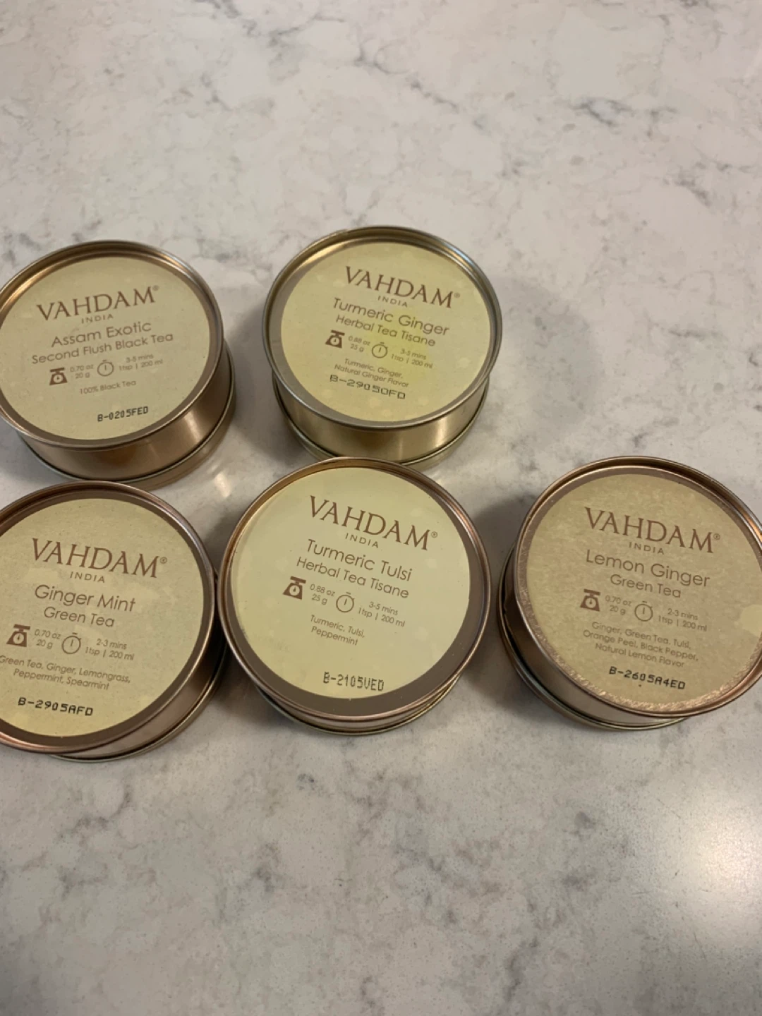 Assorted Teas - 5 Tin Set - photo 2