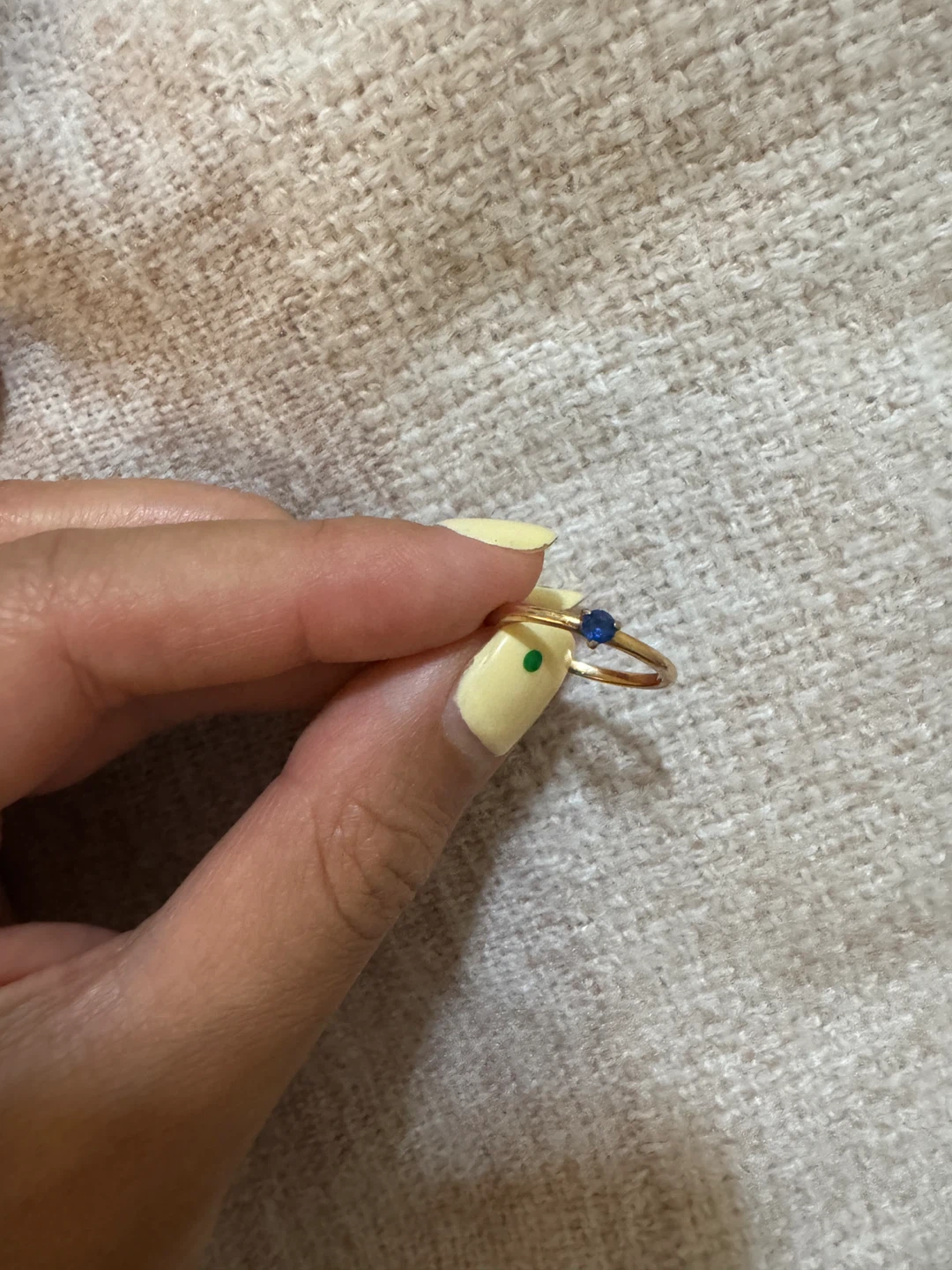 Pandora Blue Stone Ring
