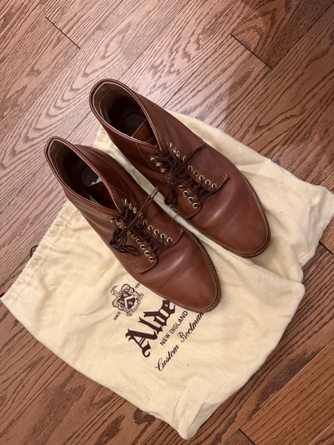 Alden Brown Leather Custom Bootmaker Boots - photo 2