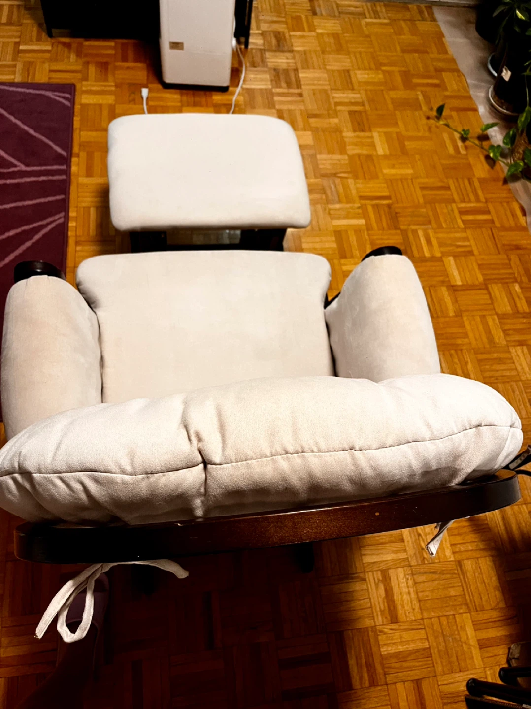 Glider Chair and Ottoman Set - photo 3