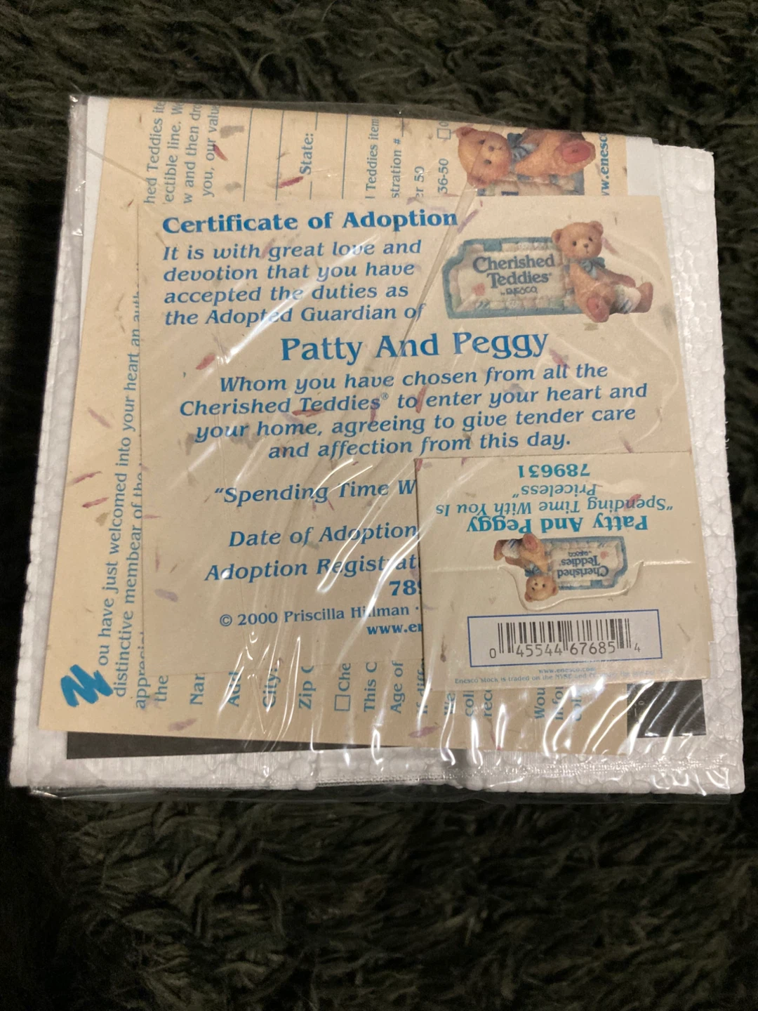 Cherished Teddies 789631 Patty and Peggy with Box - photo 2