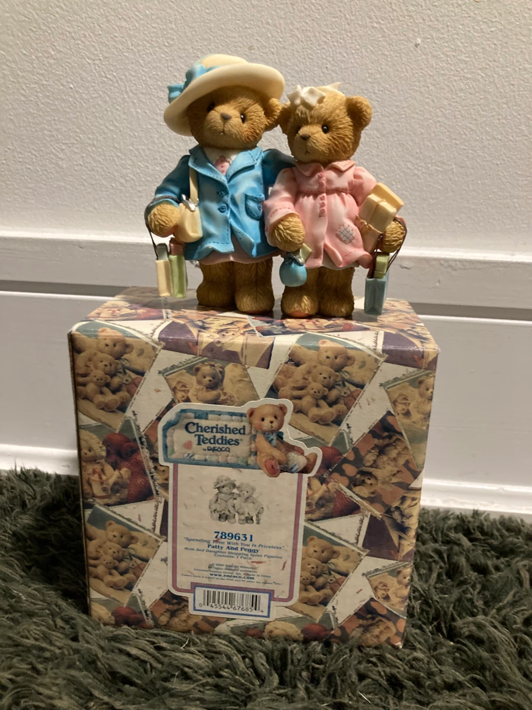 Cherished Teddies 789631 Patty and Peggy with Box
