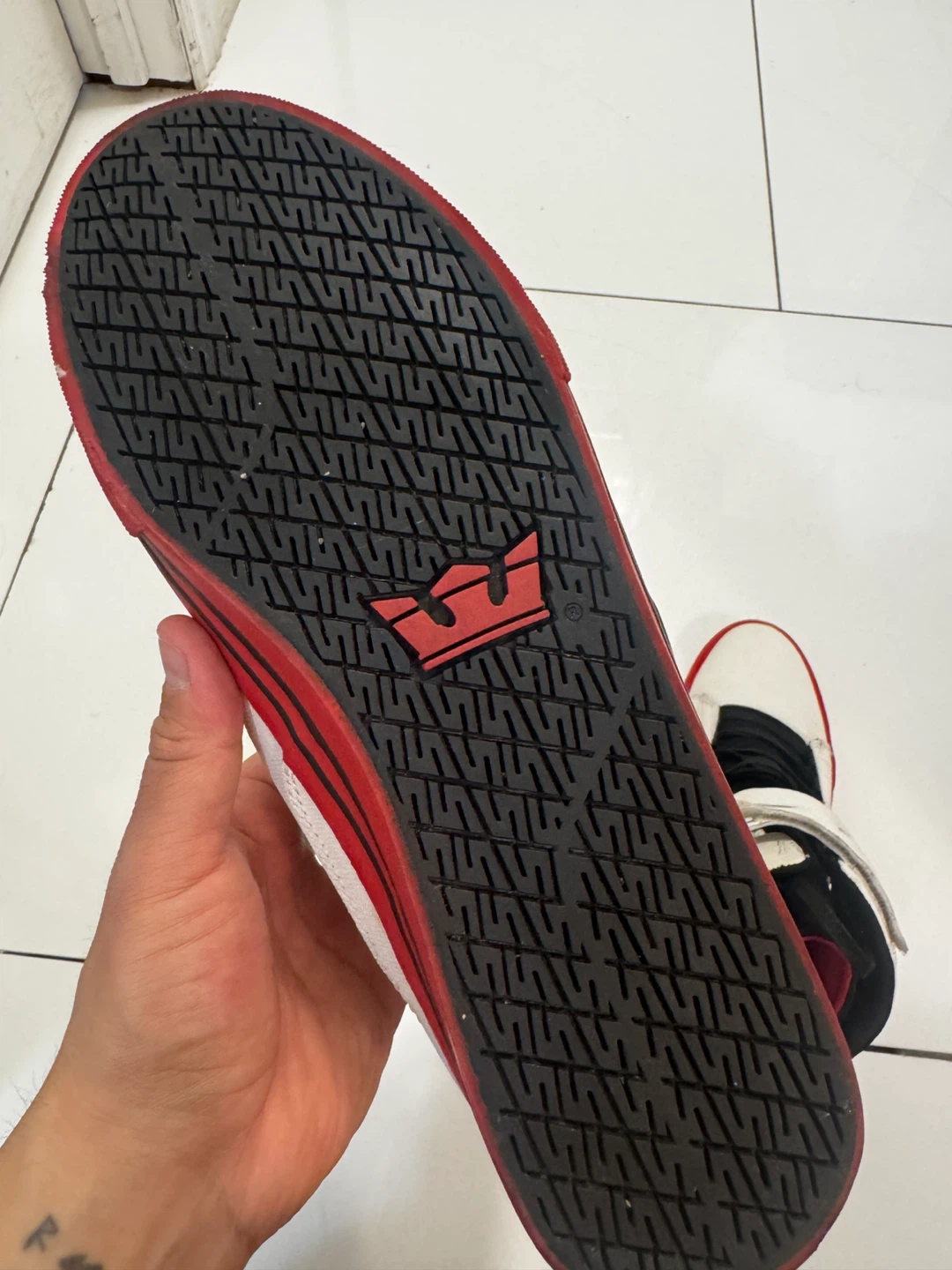 Supra High-Top Sneakers with Velcro Straps - photo 5