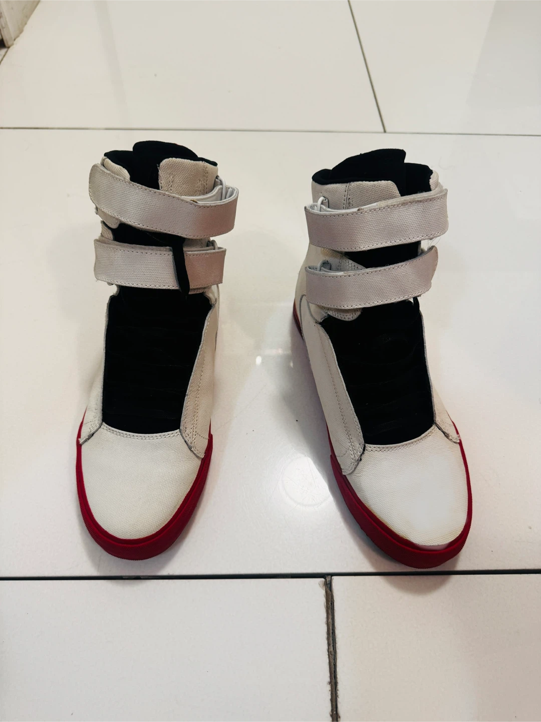 Supra High-Top Sneakers with Velcro Straps