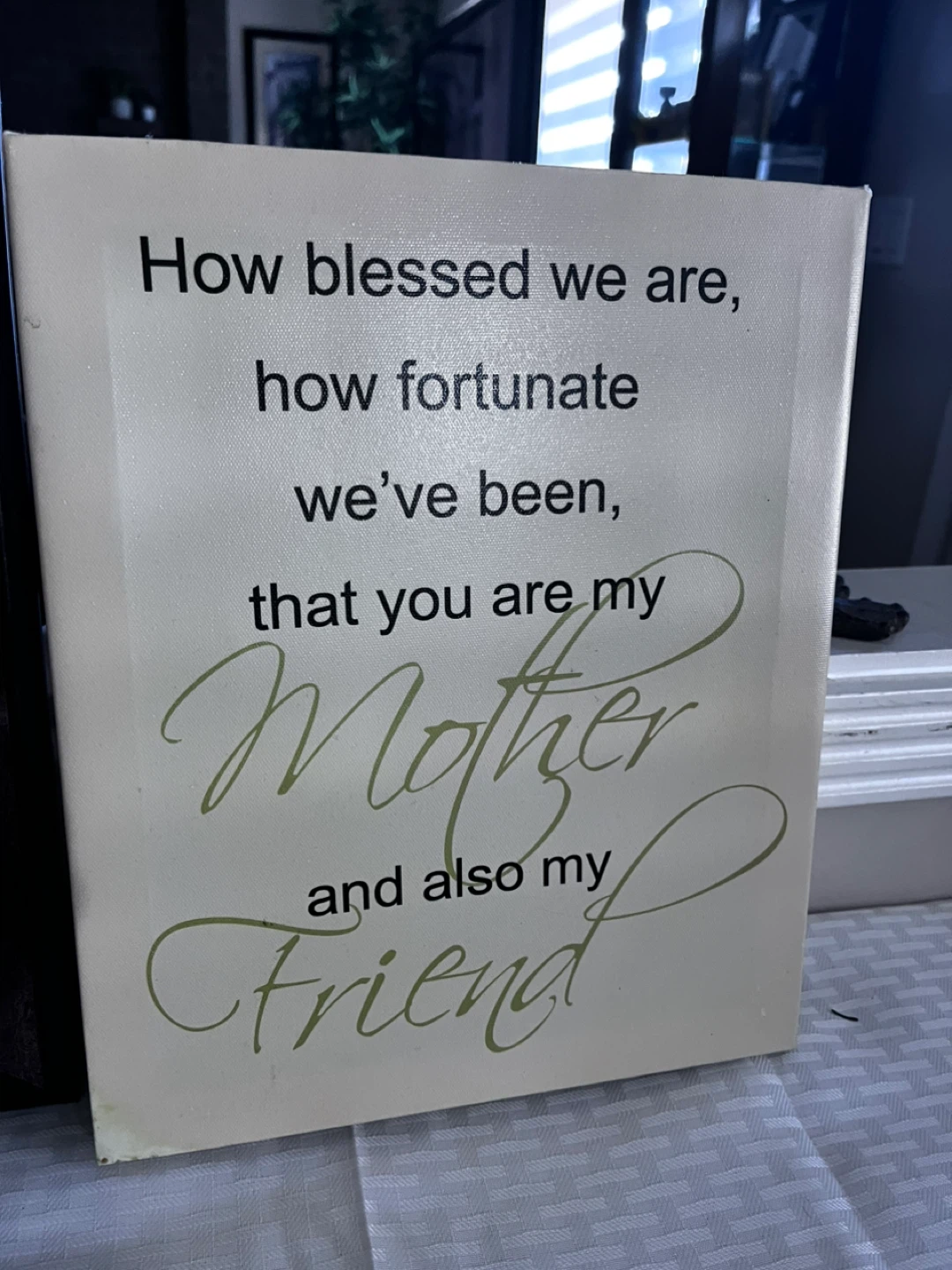 Mother and Friend Canvas Wall Art