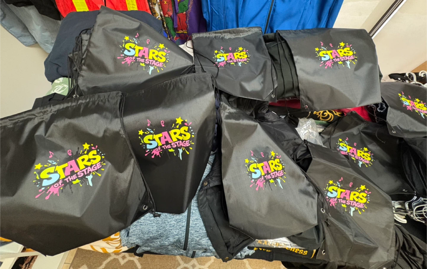 Black Drawstring Bags - photo 3