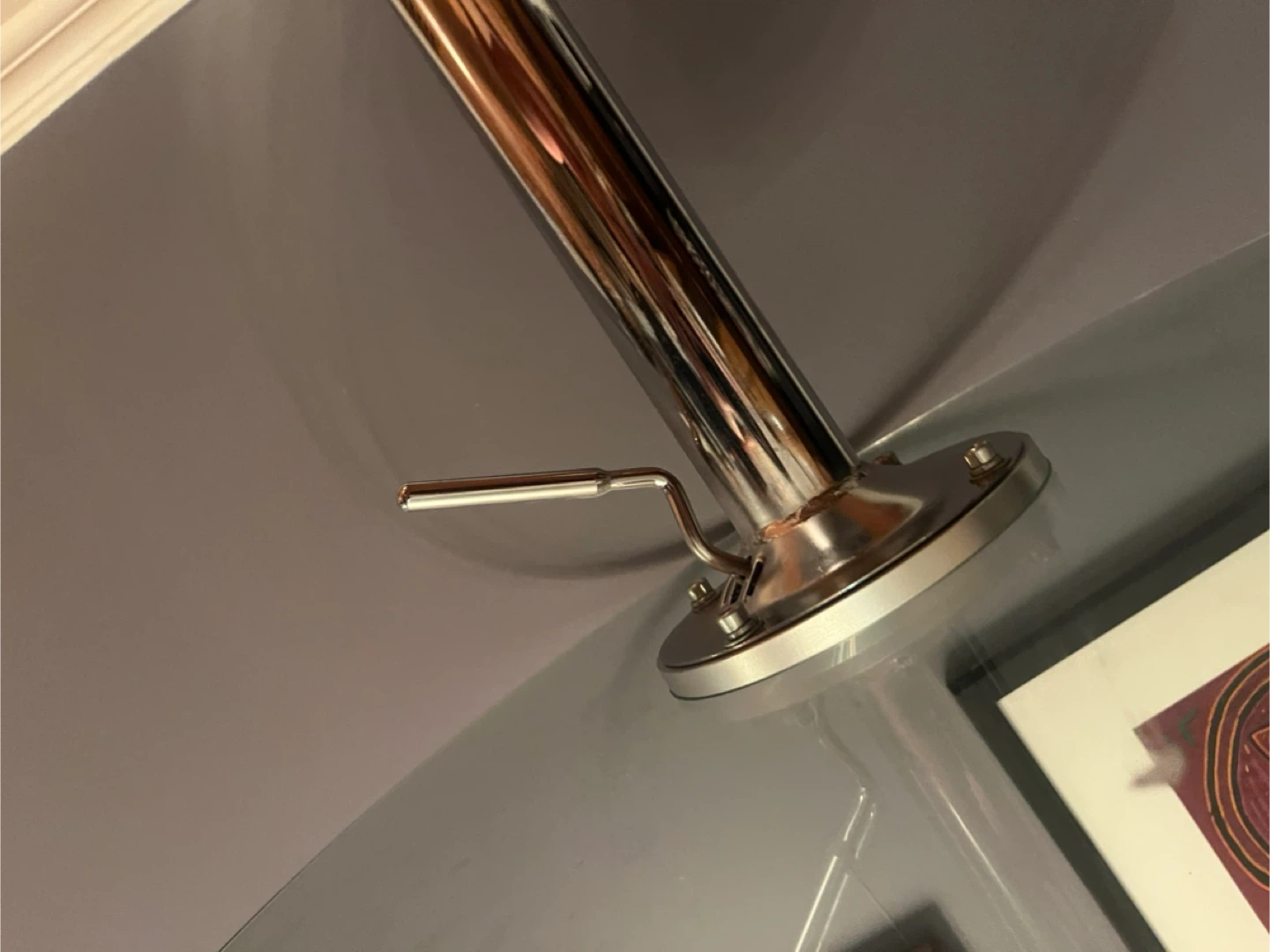 Glass Top Bar Table - photo 3
