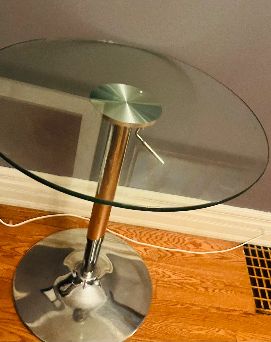 Glass Top Bar Table - photo 4