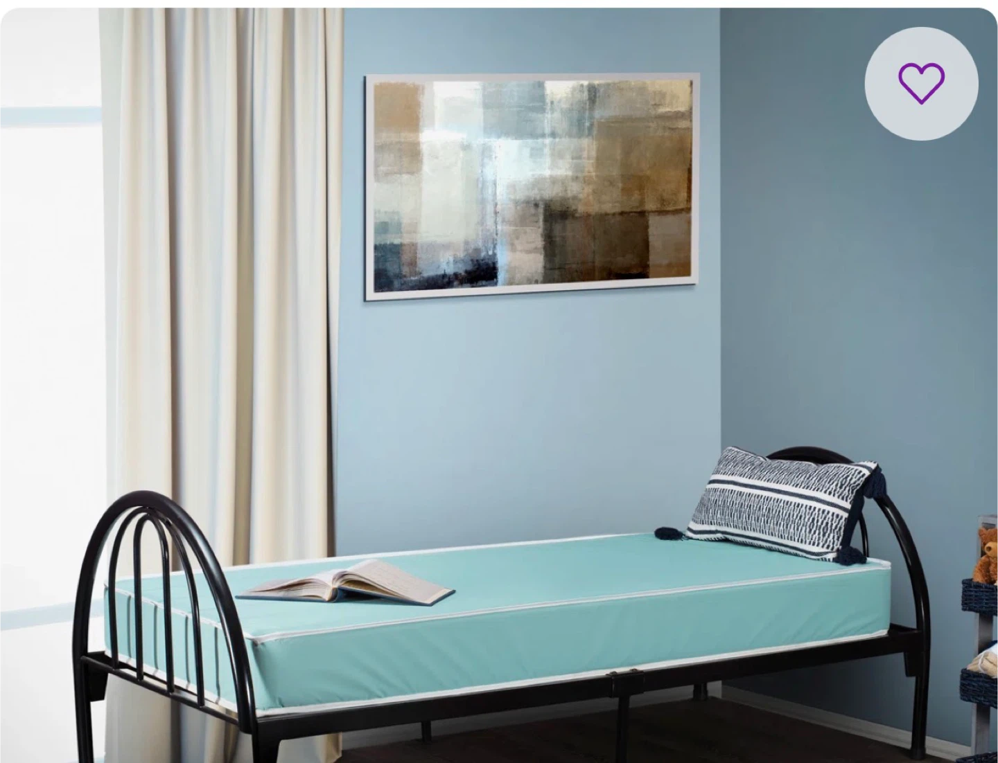 Green Mattress with White Piping - photo 3