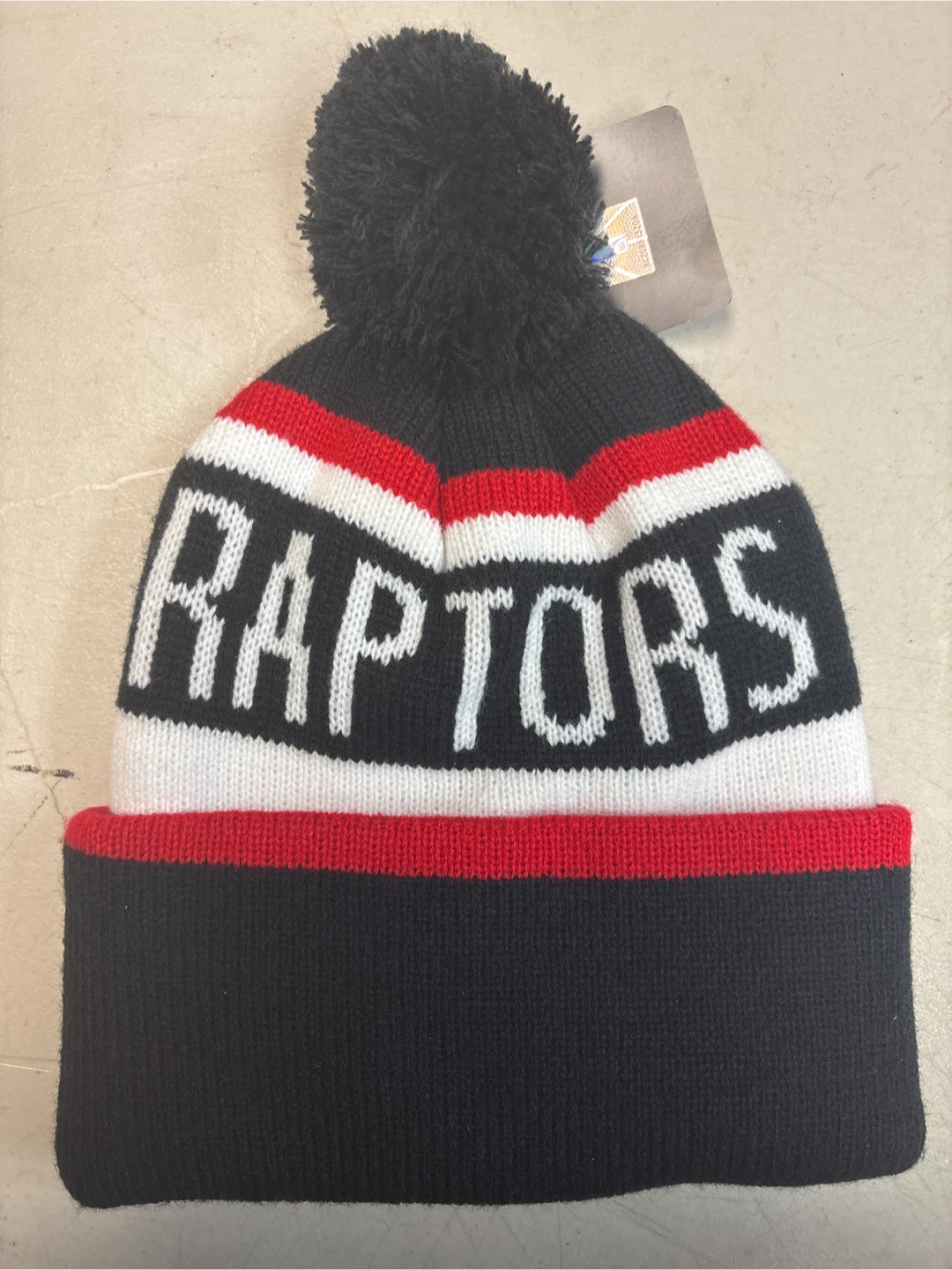 $10 Authentic Toronto Raptors Cuffed Knit Pom Beanie - photo 2