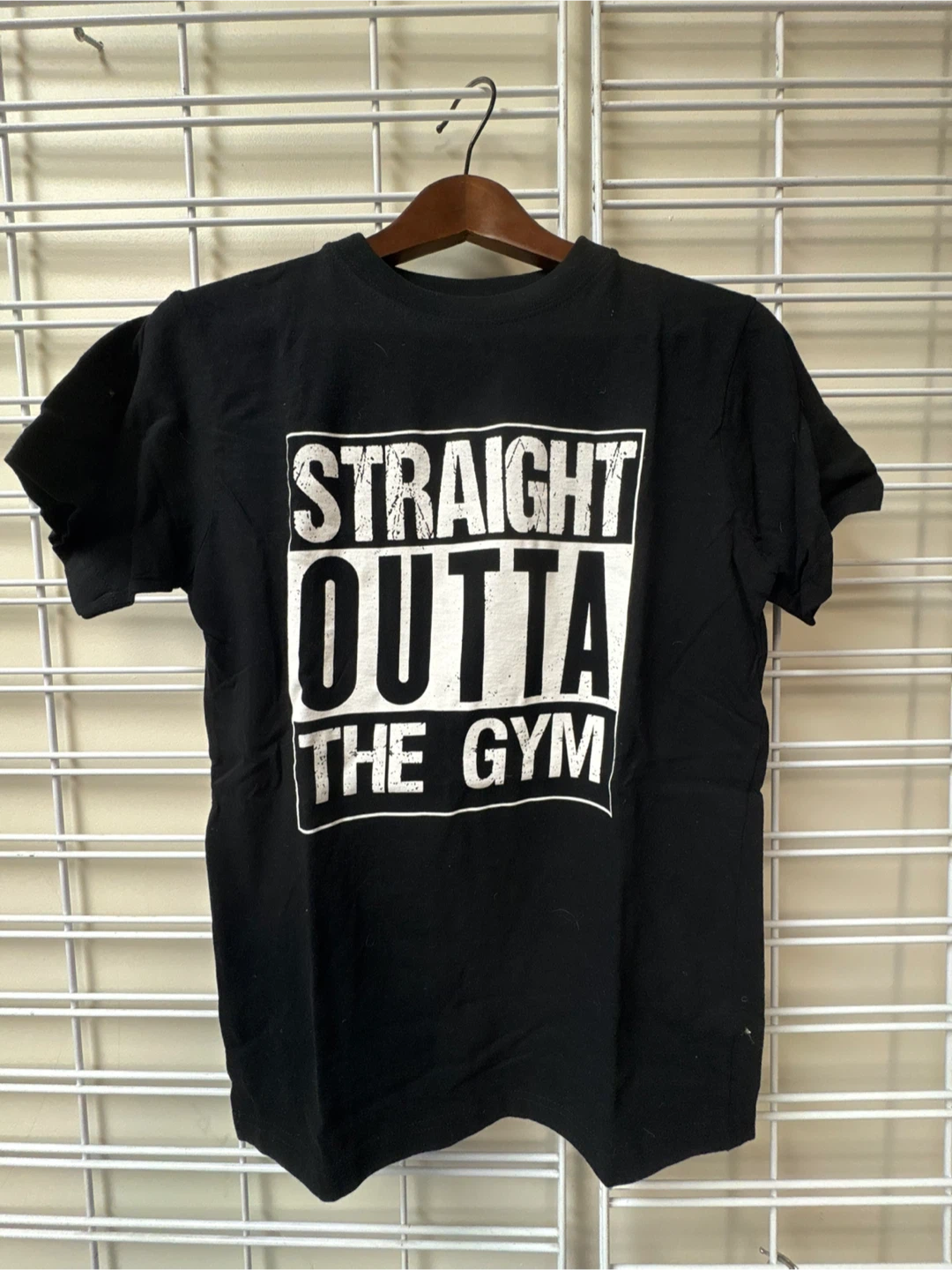 $10 Black "Straight Outta The Gym" T-Shirt