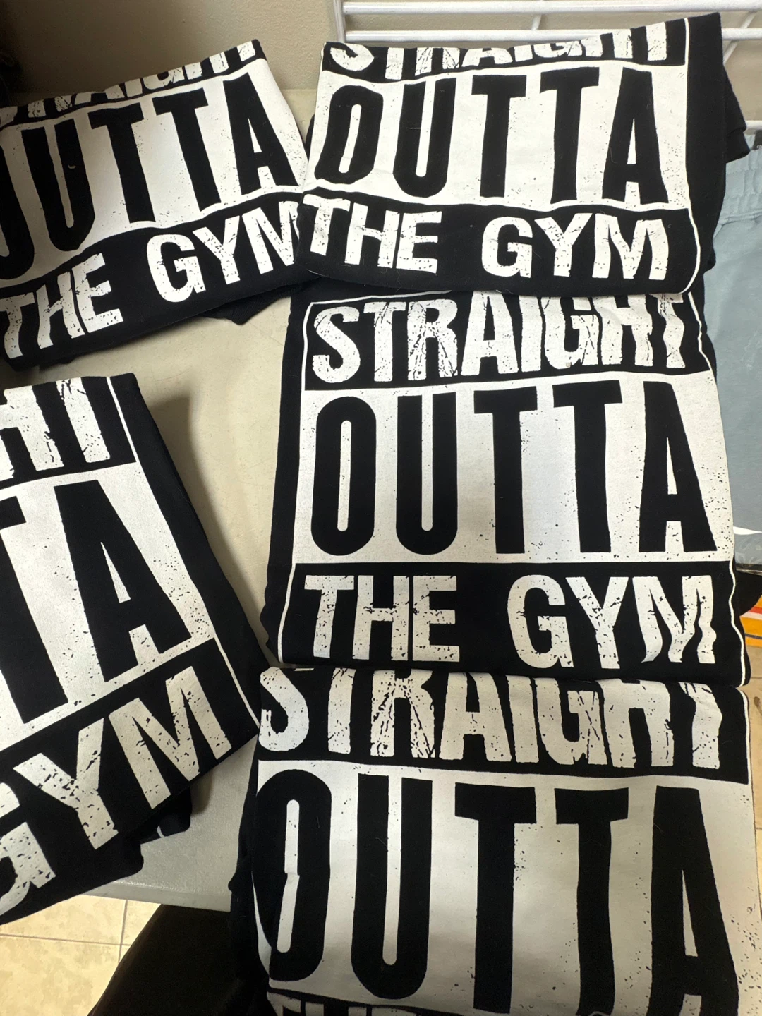 $10 Black "Straight Outta The Gym" T-Shirt - photo 2