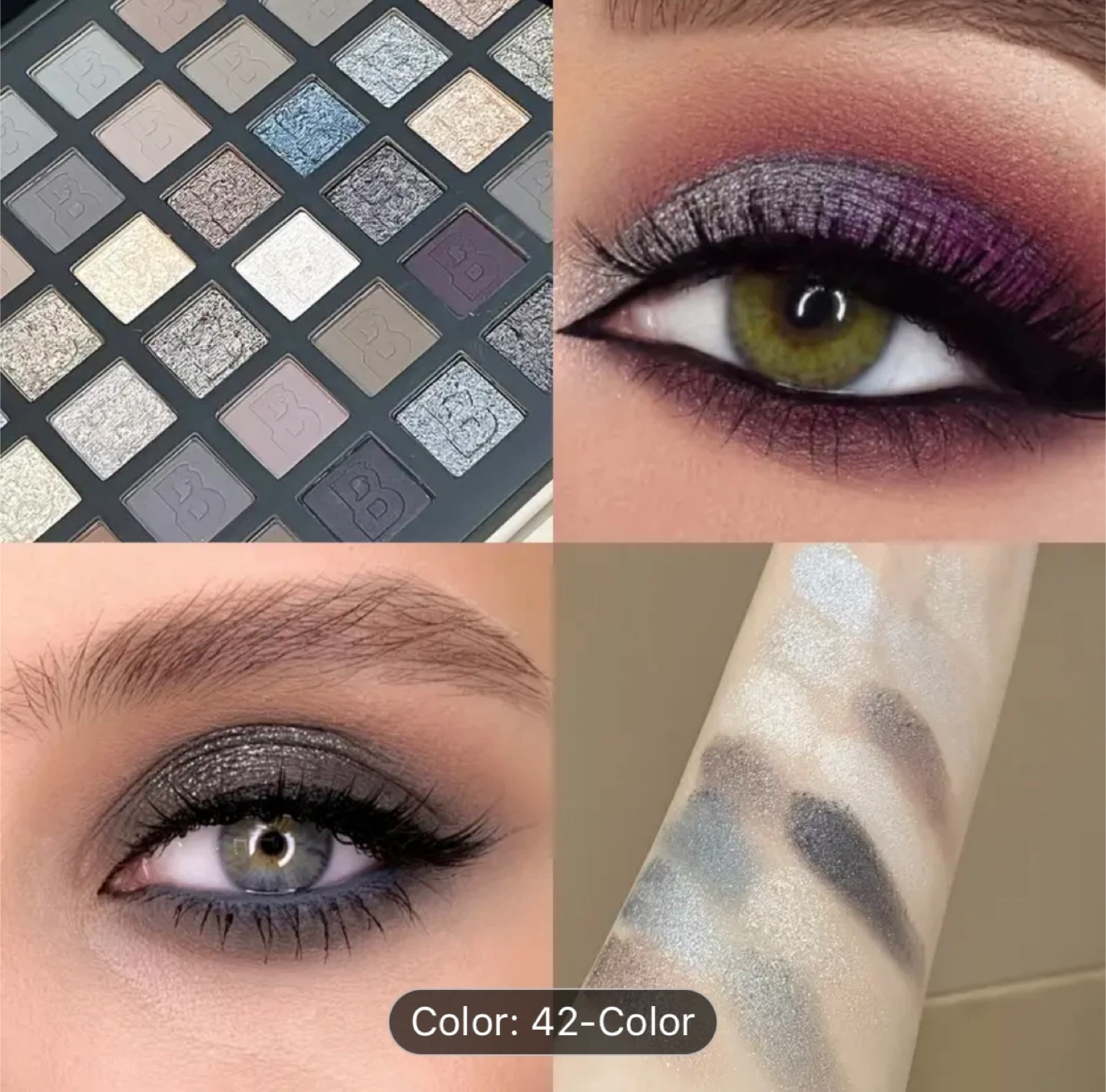 (NEW) Smoky 42-Color Eyeshadow Palette - photo 4