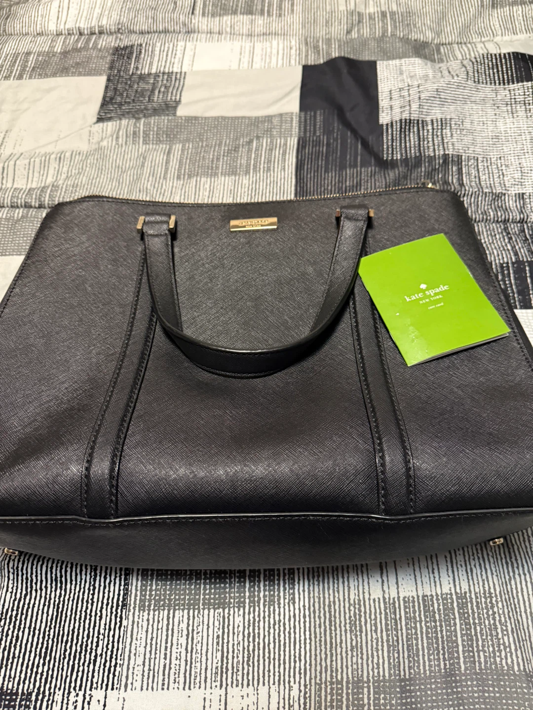 Kate Spade Black Leather Tote Bag - photo 3
