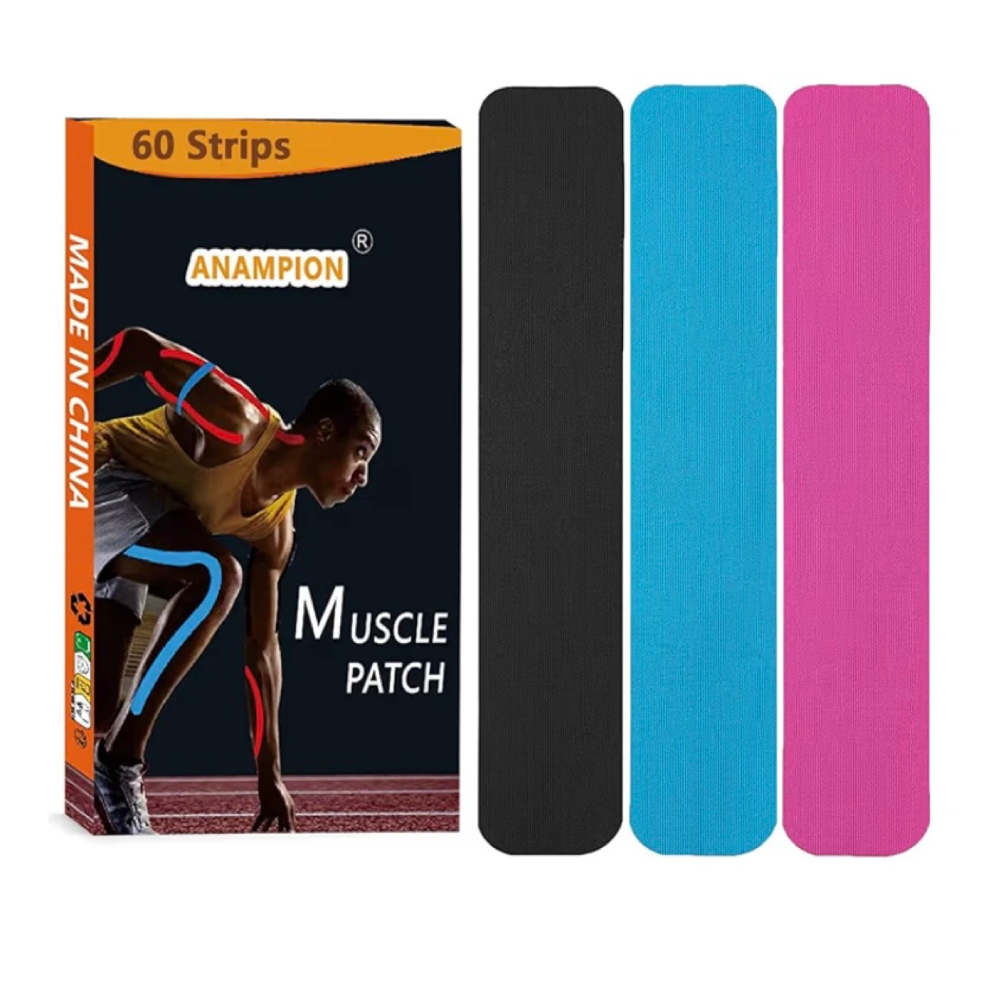 Kinesiology Tape Precut 60 Precut Strips Sports & Athletic tape