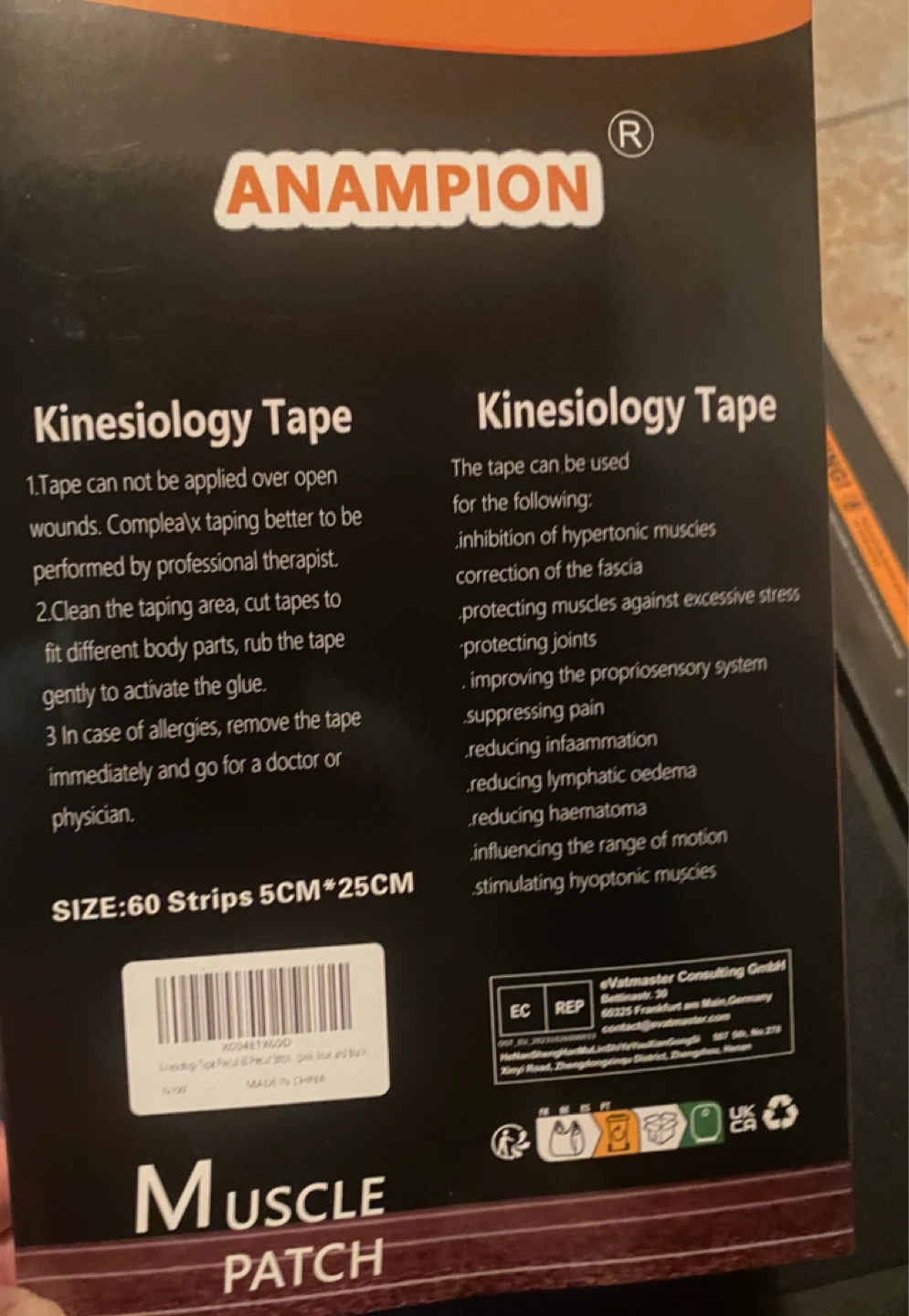 Kinesiology Tape Precut 60 Precut Strips Sports & Athletic tape - photo 4