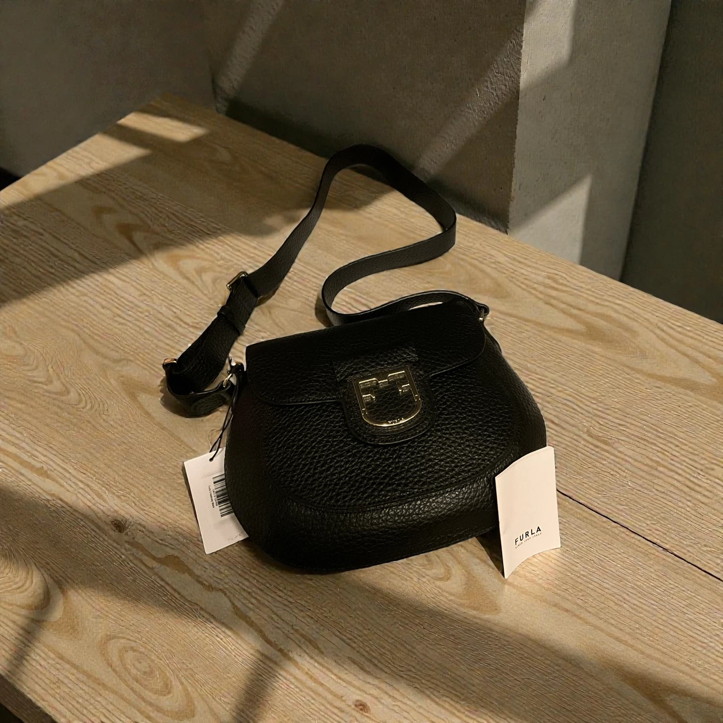 Furla Black Leather Crossbody Bag - photo 3