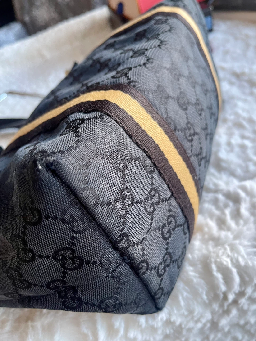 Gucci Black GG Canvas Tote Bag - photo 3