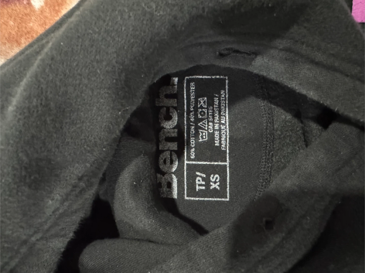Bench Hoodie - Black, Size XS - photo 2