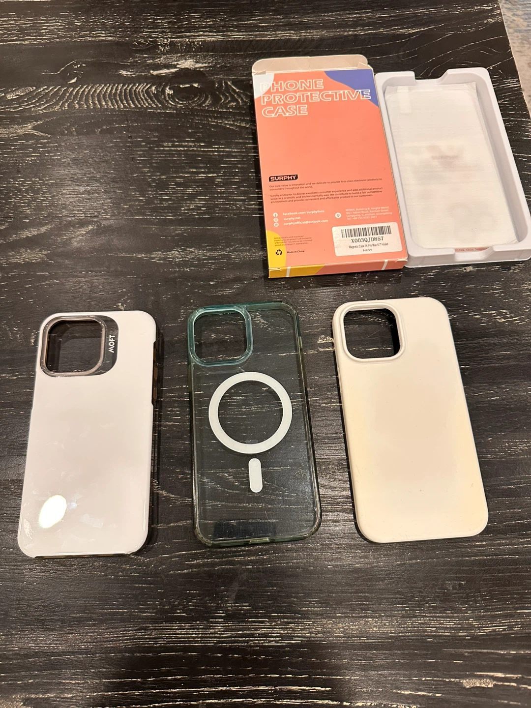 (3) IPhone 14 Pro Max Magnetic cases