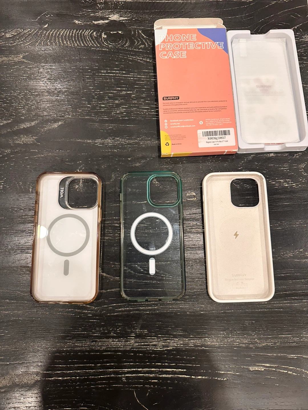 (3) IPhone 14 Pro Max Magnetic cases - photo 2