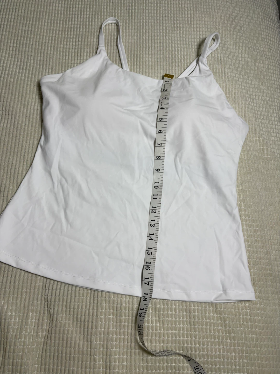 White Kimtree Align Tank Top - photo 5