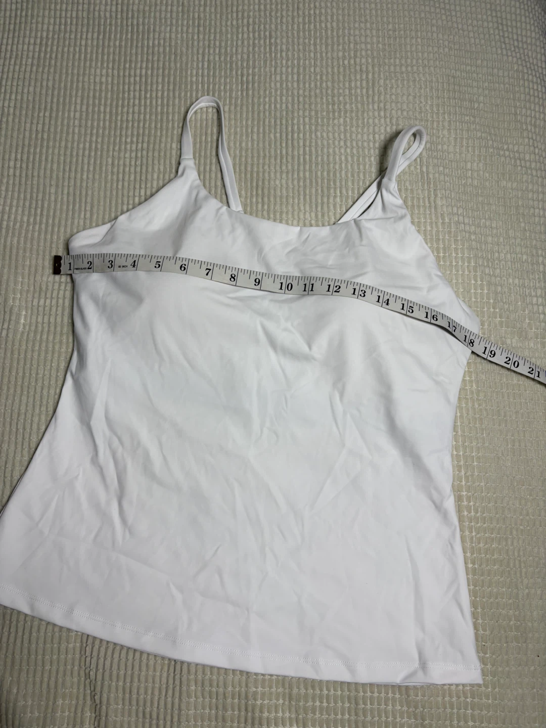 White Kimtree Align Tank Top - photo 4