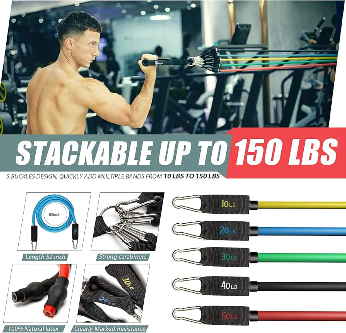 Polygon Resistance Bands Set - photo 3