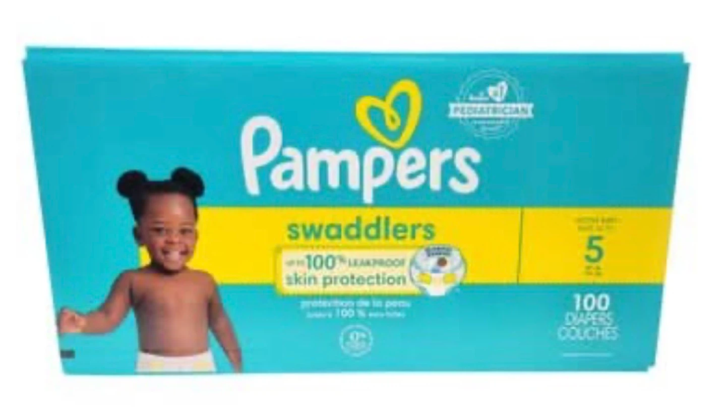 Pampers Swaddlers Diapers Size 5 - 100 Count