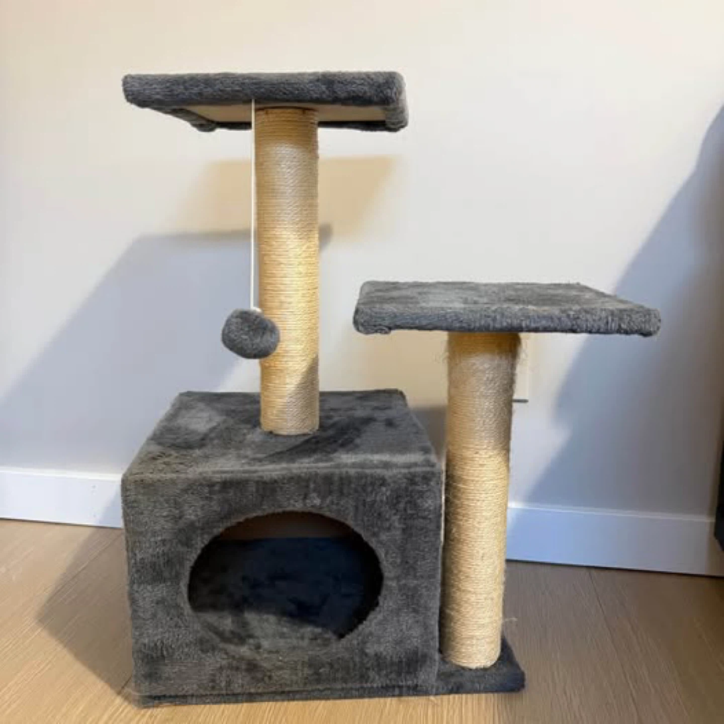 27” Cat Tree Condo with Scratching Posts