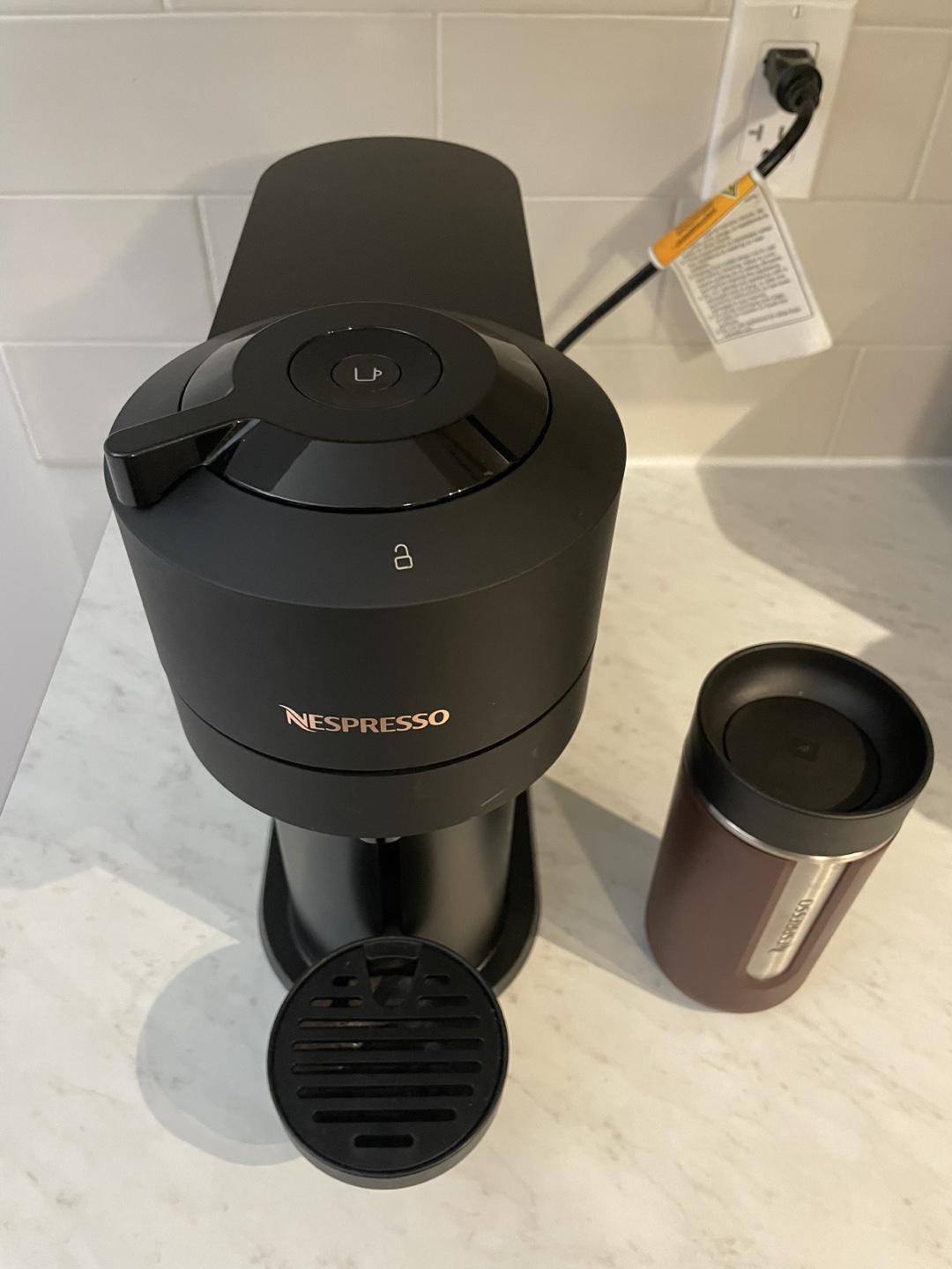 Nespresso Vertuo Coffee Machine with Travel Mug - photo 3